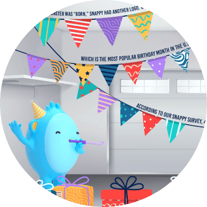 Snappy mascot in a virtual escape room