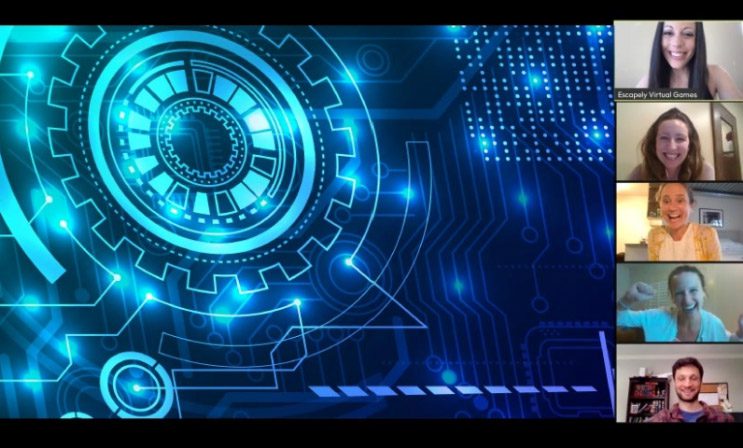 Players in a cybersecurity virtual escape room